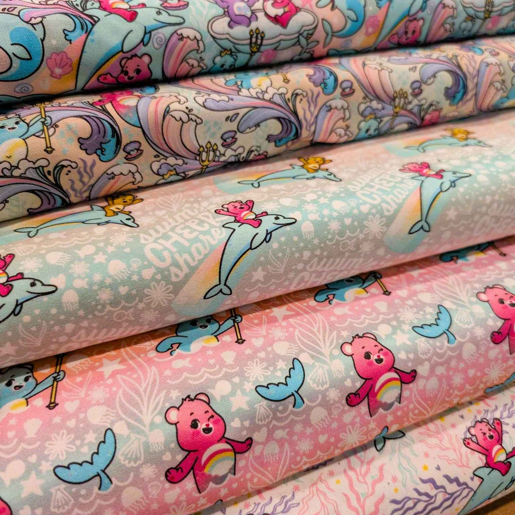 Care Bears' Mer Bears by Camelot Fabrics - Fabric Design Treasures