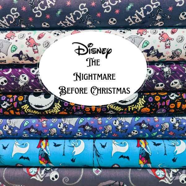 Nightmare Before Christmas Collection - Fabric Design Treasures