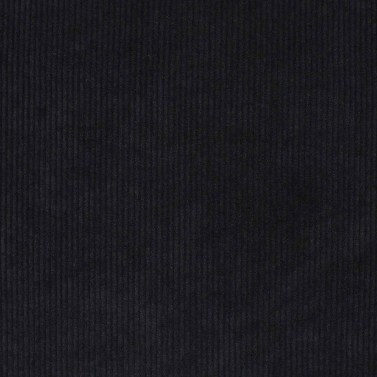 Black Knit Corduroy Fabric – 100% Polyester