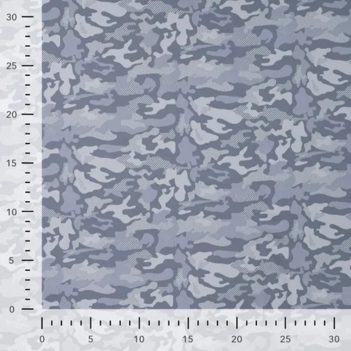 Camouflage denim blue stretch jersey fabric for sportswear and swimwear – lightweight, breathable, and ideal for activewear or performance apparel