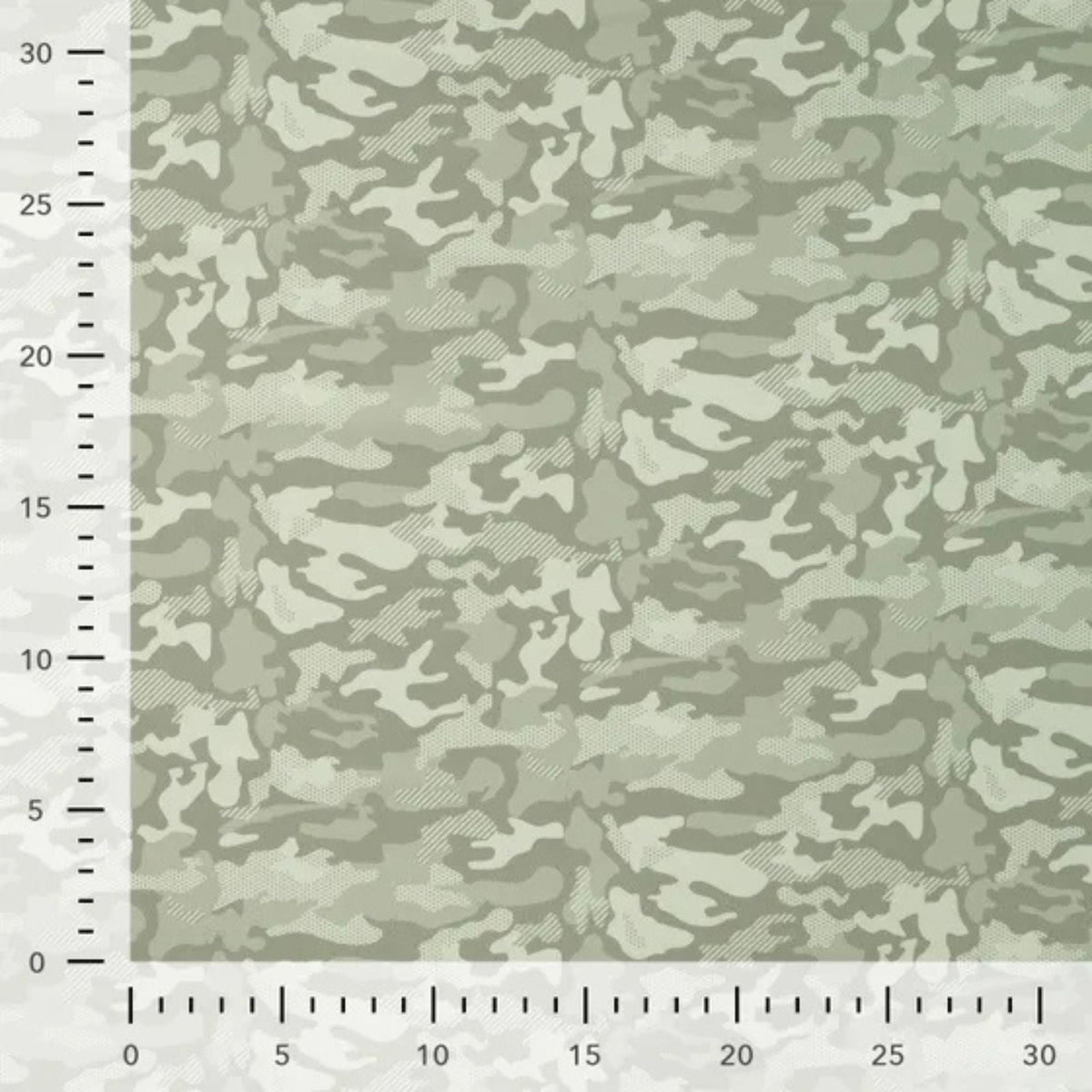 Dusty mint green camouflage jersey fabric for sportswear and swimwear – soft, stretchy, and ideal for activewear, swim gear, or athleisure projects