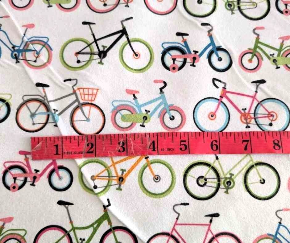 Cozy Bicycle Flannel Fabric | Soft and Cuddly