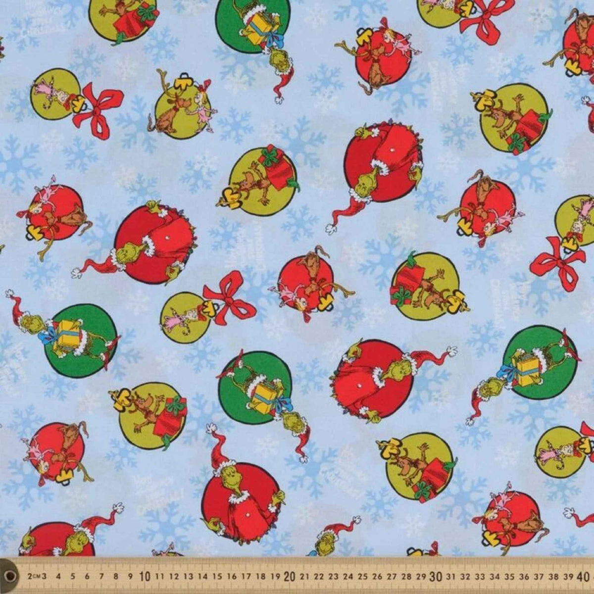 How the Grinch Stole Christmas – Frost Blue Cotton