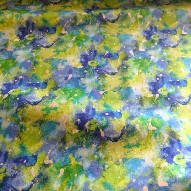 Hues of Green and Blue Watercolurs