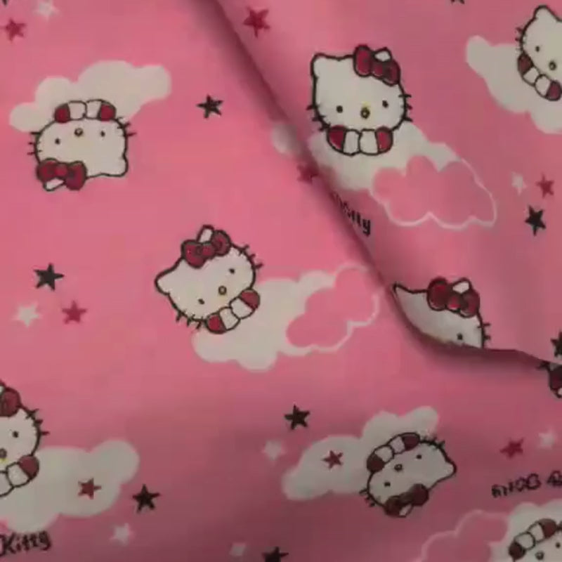 Cat Flannel Fabric