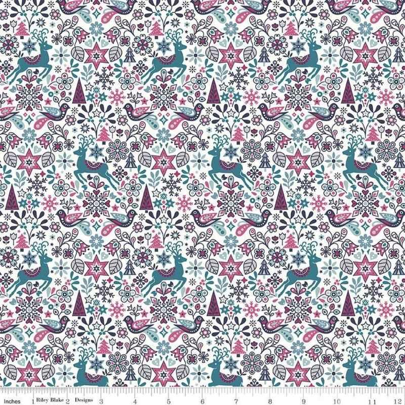 Liberty of London, Woodland Wonderland, A Woodland Christmas Fabric