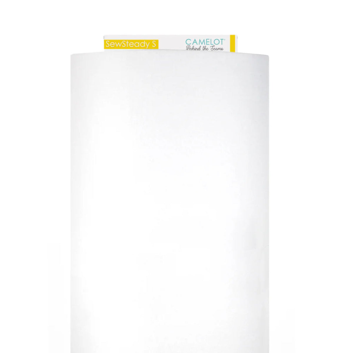 SewSteady S single-sided fusible stabilizer by Camelot Fabrics Behind the Seams collection heavyweight white polyester stabilizer