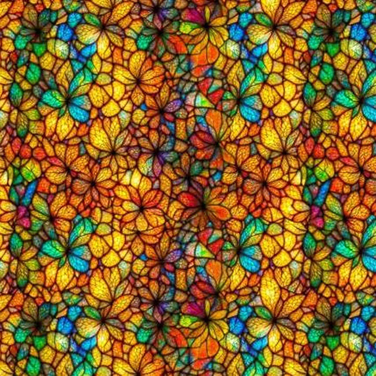 Multi- color leaves from Sonny in the Sunflowers collection..