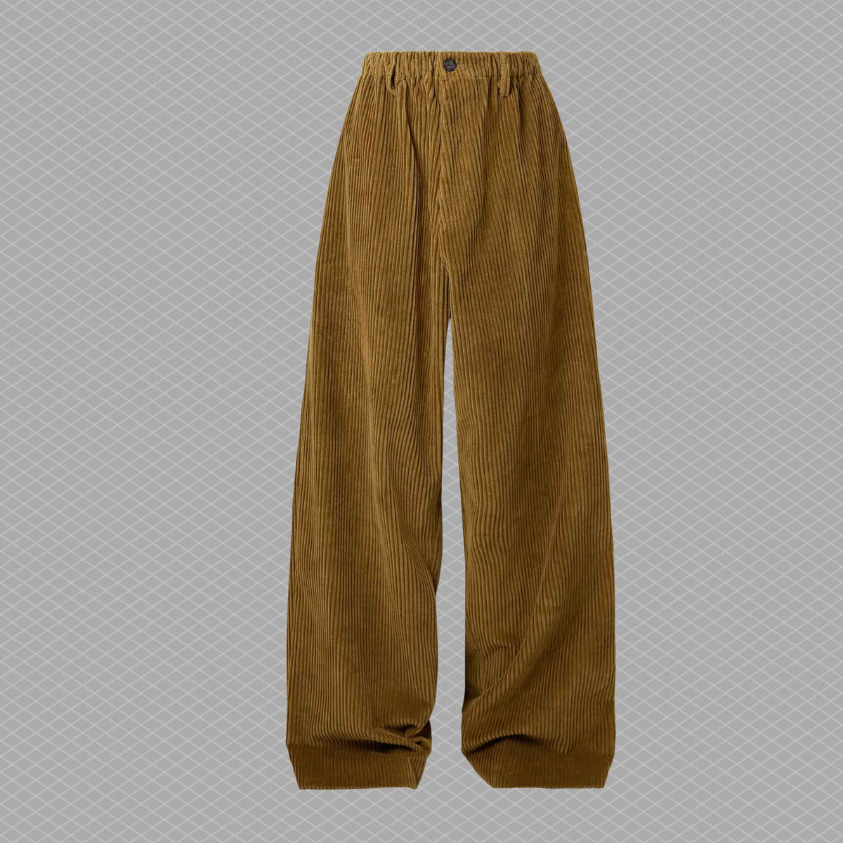 Beige Knit Corduroy Fabric – 100% Polyester, Stretch, 150cm Wide