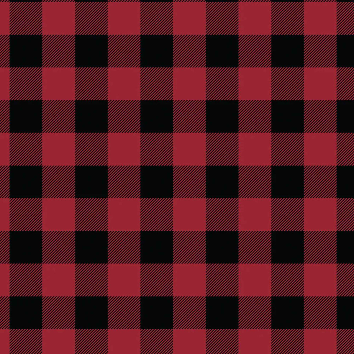 Buffalo Plaid Cotton Fabric – Crimson | North of Ordinary