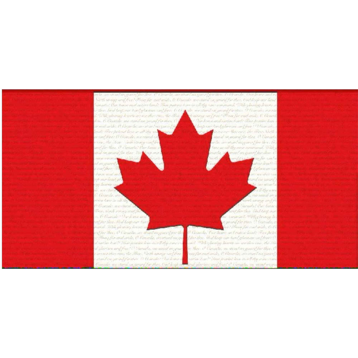 Canada Flag Fabric Panel – Quilting Cotton, 24"x44"