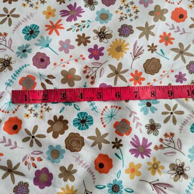 Cozy Outdoor, Colorful Floral FLANNEL, Cozy Cotton Flannel