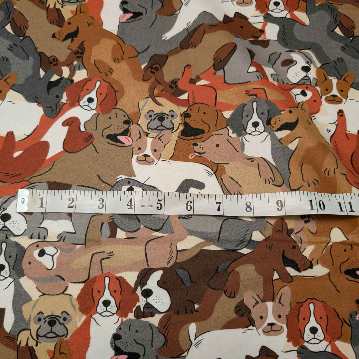 Dog Lovers Cotton FLANNEL – Soft Brushed, OEKO - TEX Certified