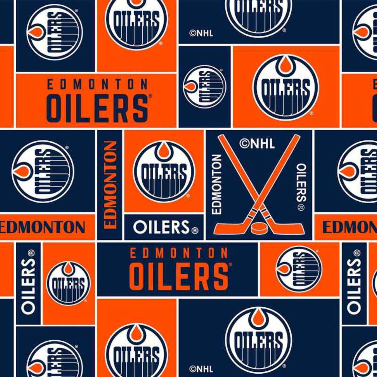 Edmonton Oilers NHL Polar Fleece | Licensed Anti - Pill Fleece