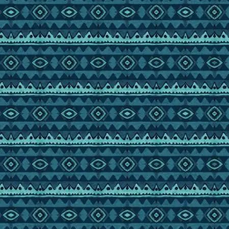 Fox Grove Tribal Stripe Blue
