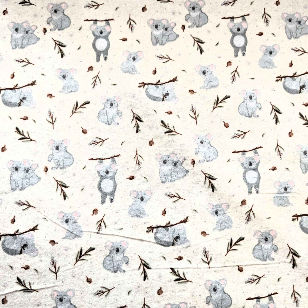 Koala Cotton FLANNEL – Soft Brushed, OEKO - TEX Certified