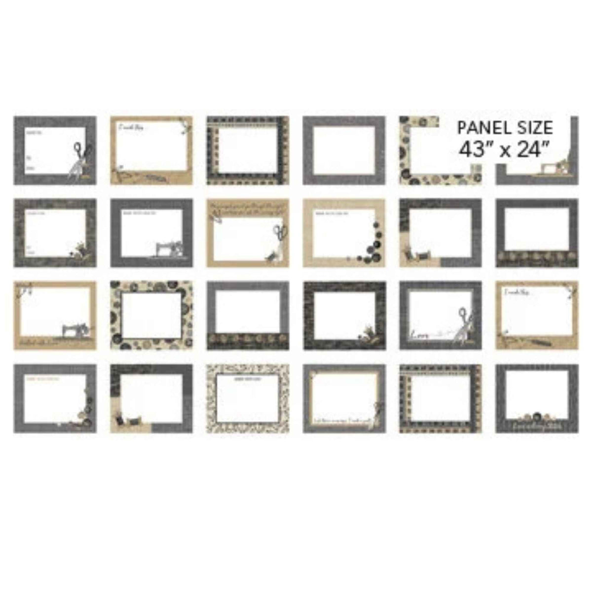 Quilt Labels, Quilt Panel Label fabric