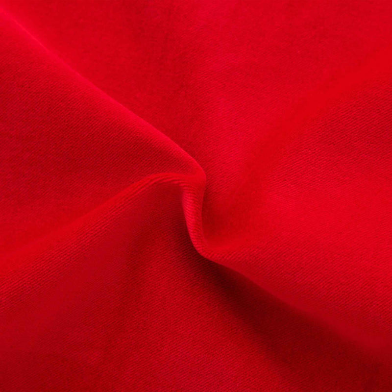 Robert Kaufman Lush Velveteen Fabric in Scarlet Red