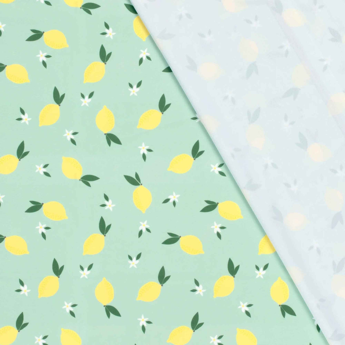 Swimwear Jersey UPF50 Recycled Fabric – Lemon Mint | Digital Print