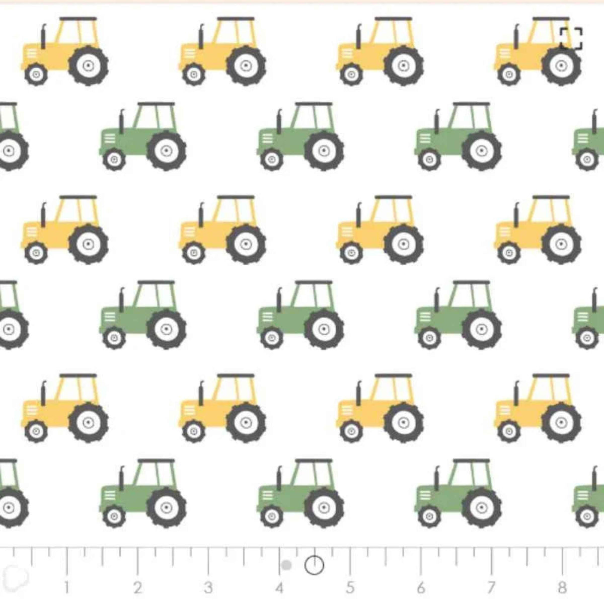 Tractor Flannel Fabric, Quilting Cotton Flannel
