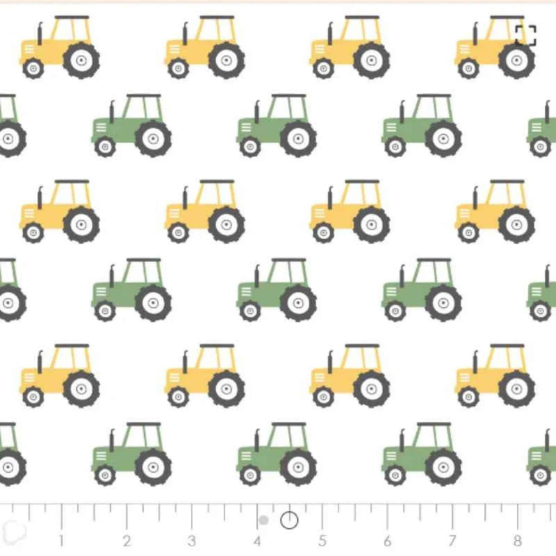 Tractor Flannel Fabric, Quilting Cotton Flannel