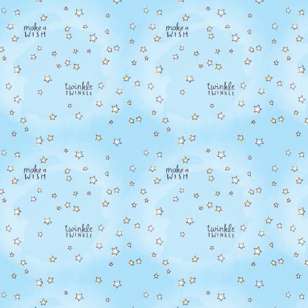 Twinkle Twinkle Light Blue - Make a Wish Collection