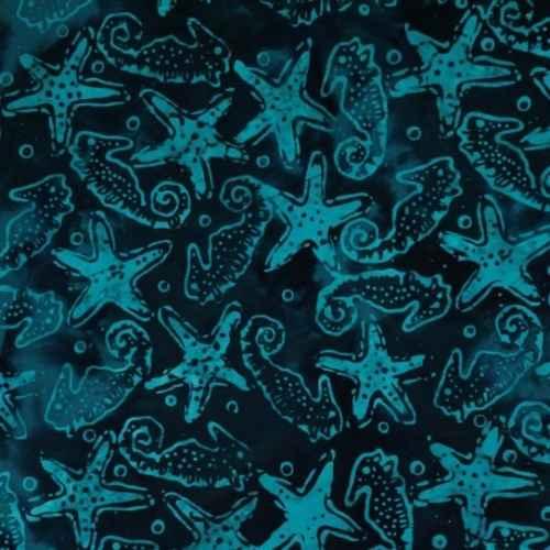Batik Fabric by Mirah Blue Chase Fuego