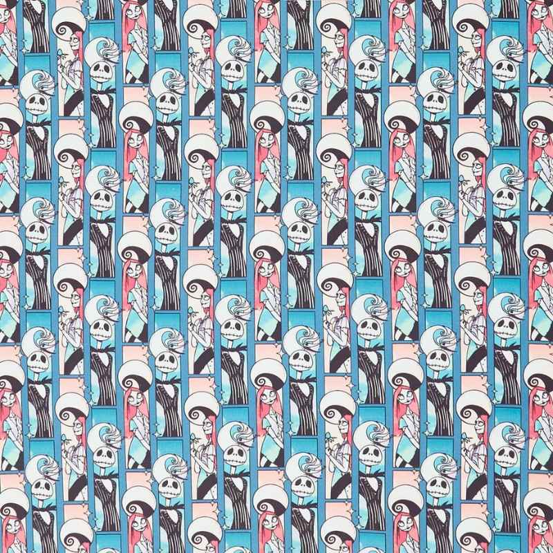 Disney Mystical Dreamers on Blue, Nightmare Before Christmas | Fabric Design Treasures
