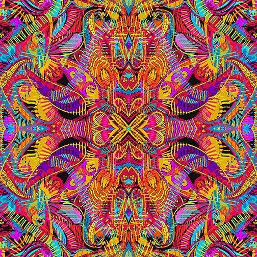 Paula Nadelstern Concertina Multi (Duets) Benartex | Fabric Design Treasures
