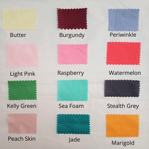 PUL Fabric Solid Colors Waterproof Laminated Fabric | Fabric Design Treasures
