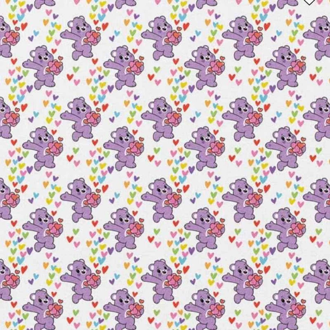 Purple Care Bears, Packed Bears & Hearts