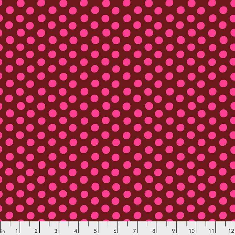 SPOTS MERLOT Wine Pink GP70 Kaffe Fassett Collective | Fabric Design Treasures