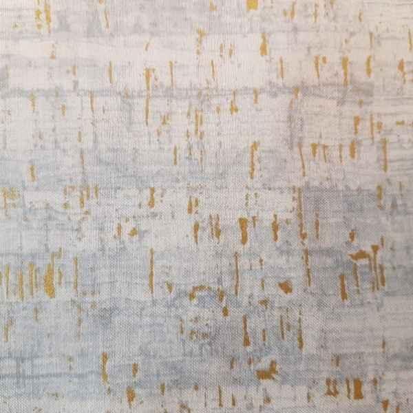 Uncorked with Metallic Gold by Another Point of View White | Fabric Design Treasures