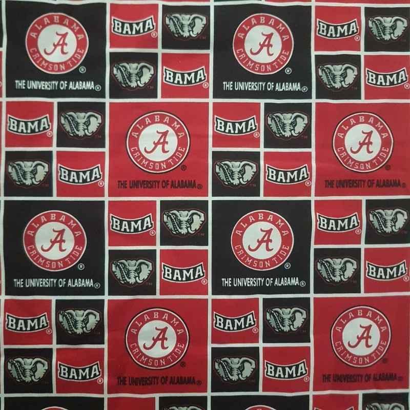 University of Alabama Fabric Crimson Tide School Colors | Fabric Design Treasures