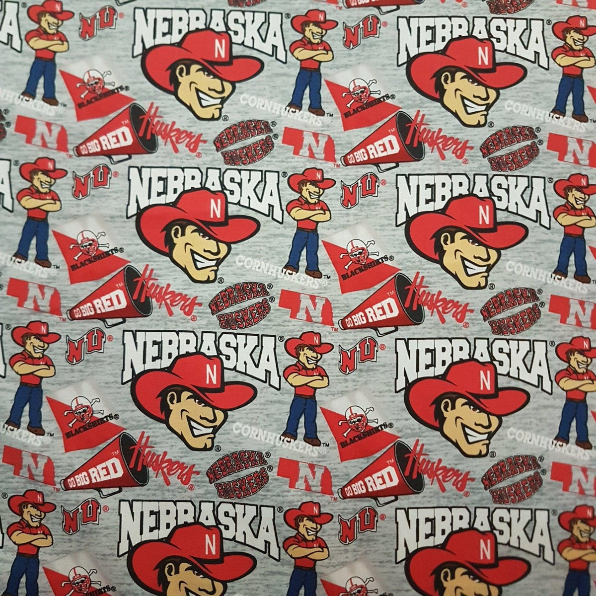 University of Nebraska Fabric Cornhuskers | Fabric Design Treasures