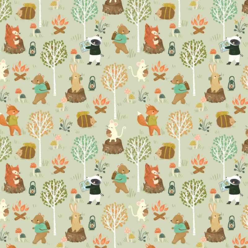 Woodland 2365 - Cedar Camp by Ramble & Bramble | Fabric Design Treasures