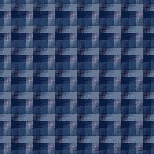 Woodland Plaid Blue | Fabric Design Treasures